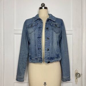 Hydraulic denim jacket